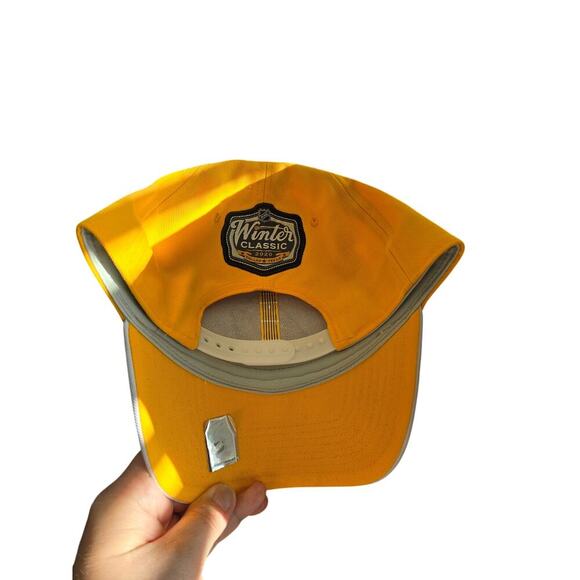 NWT Nashville Predators Fanatics Cap Winter Classic 2020 Dallas TX yellow White - Picture 4 of 10